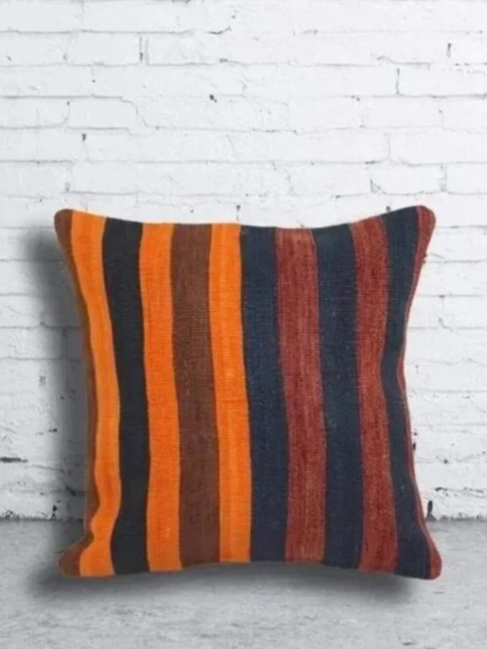 Turkish Kilim Pillowcase (16x16in)